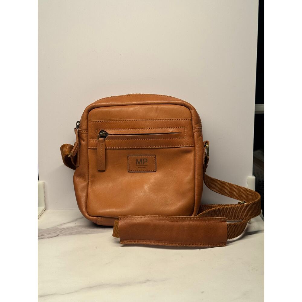 Marta Ponti Portugal Brown Leather Crossbody Shoulder Bag